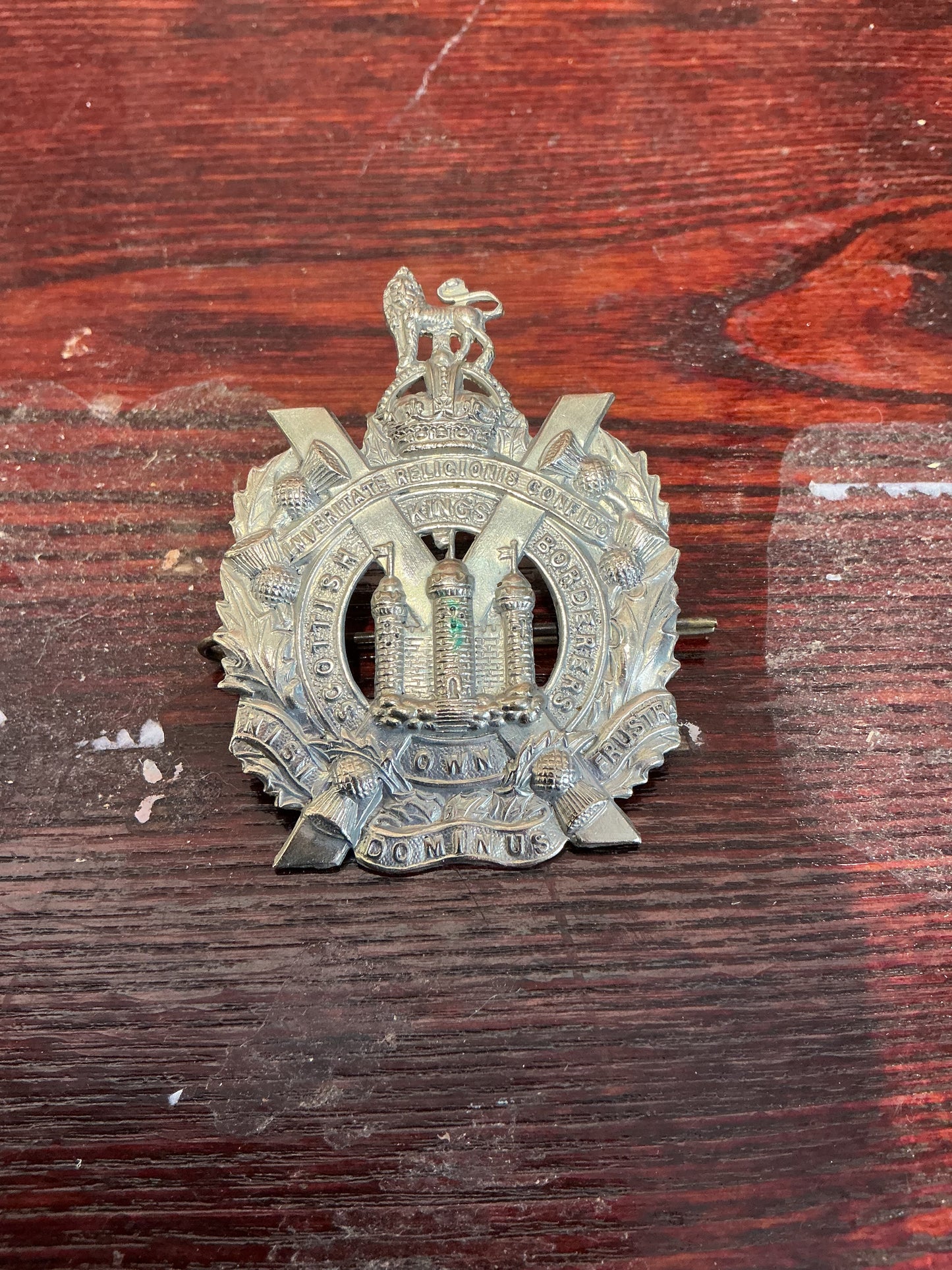 Scottish Kings Own Scottish Borderers Cap Badge