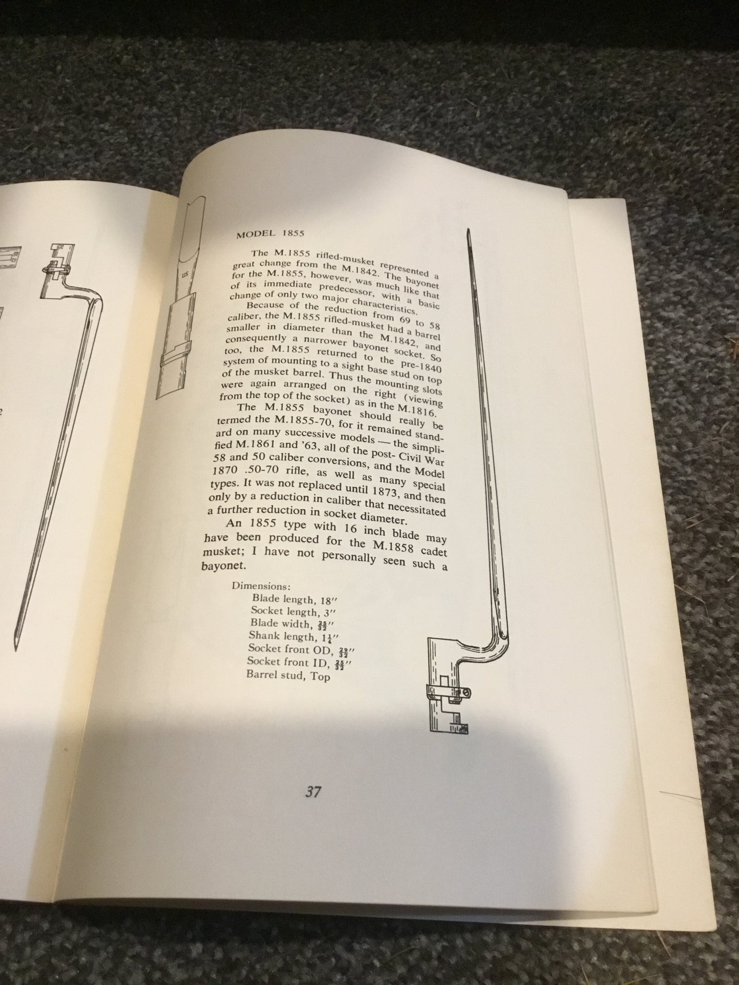 American Socket Bayonets 1717-1873 Historical Arms Series # 3