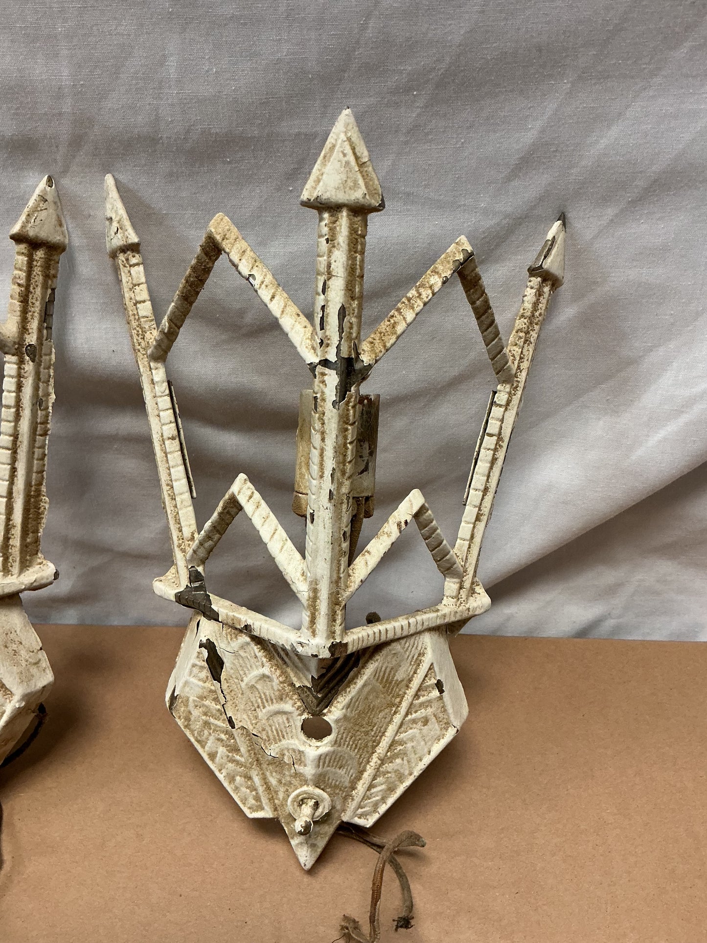 Pair of 1930s- 40s Art Deco Style Sconces