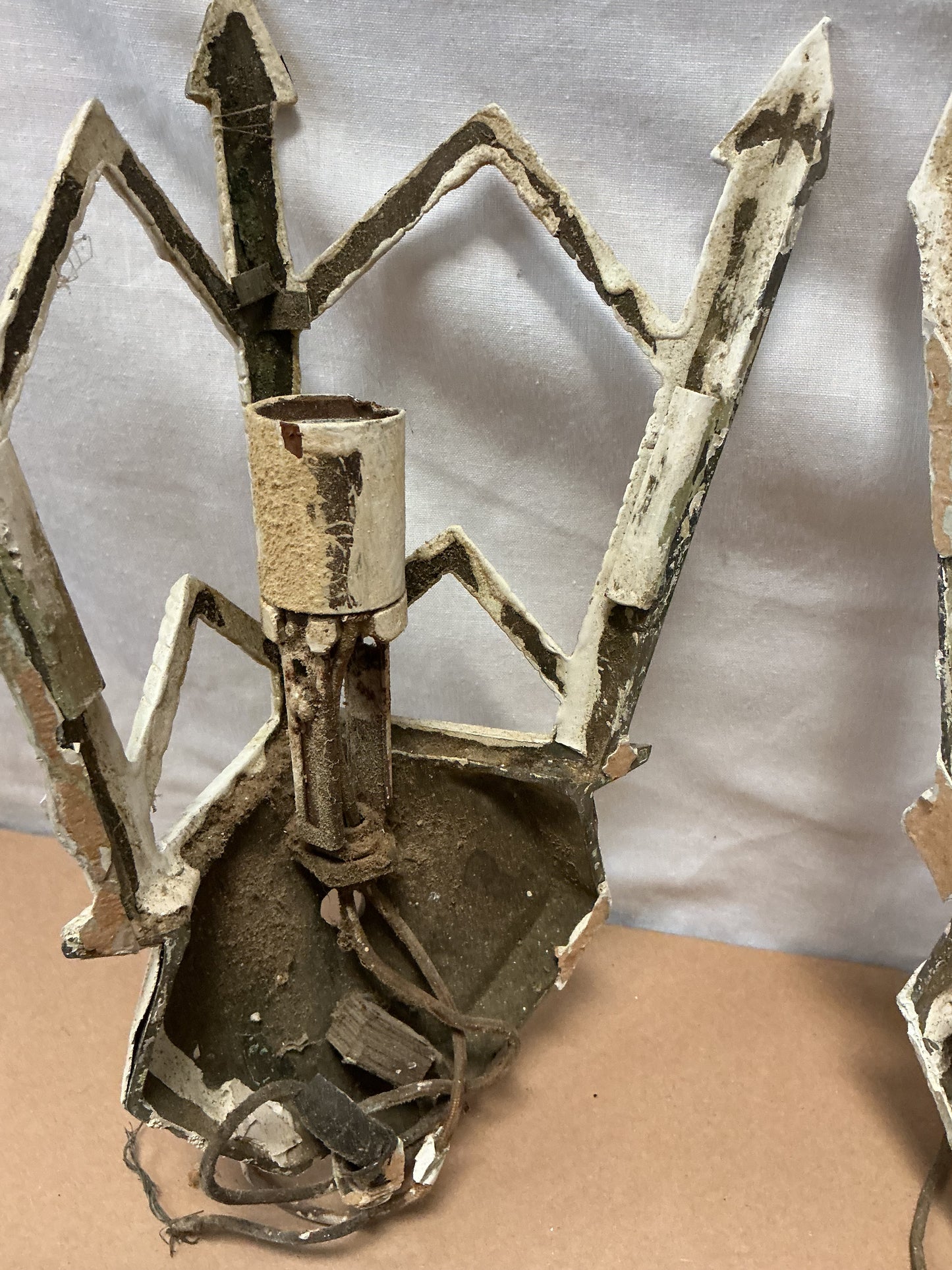 Pair of 1930s- 40s Art Deco Style Sconces