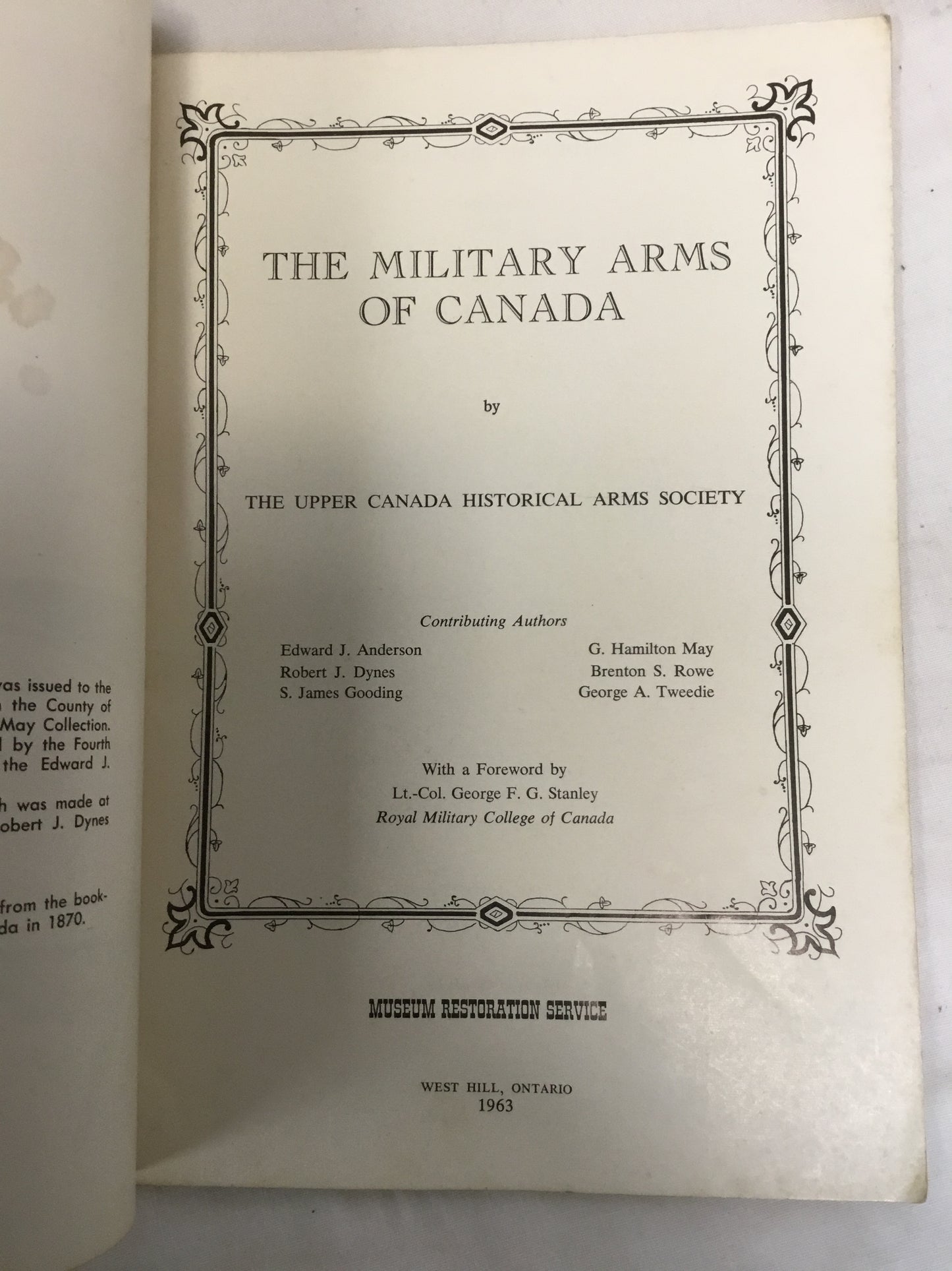 The Military Arms of Canada