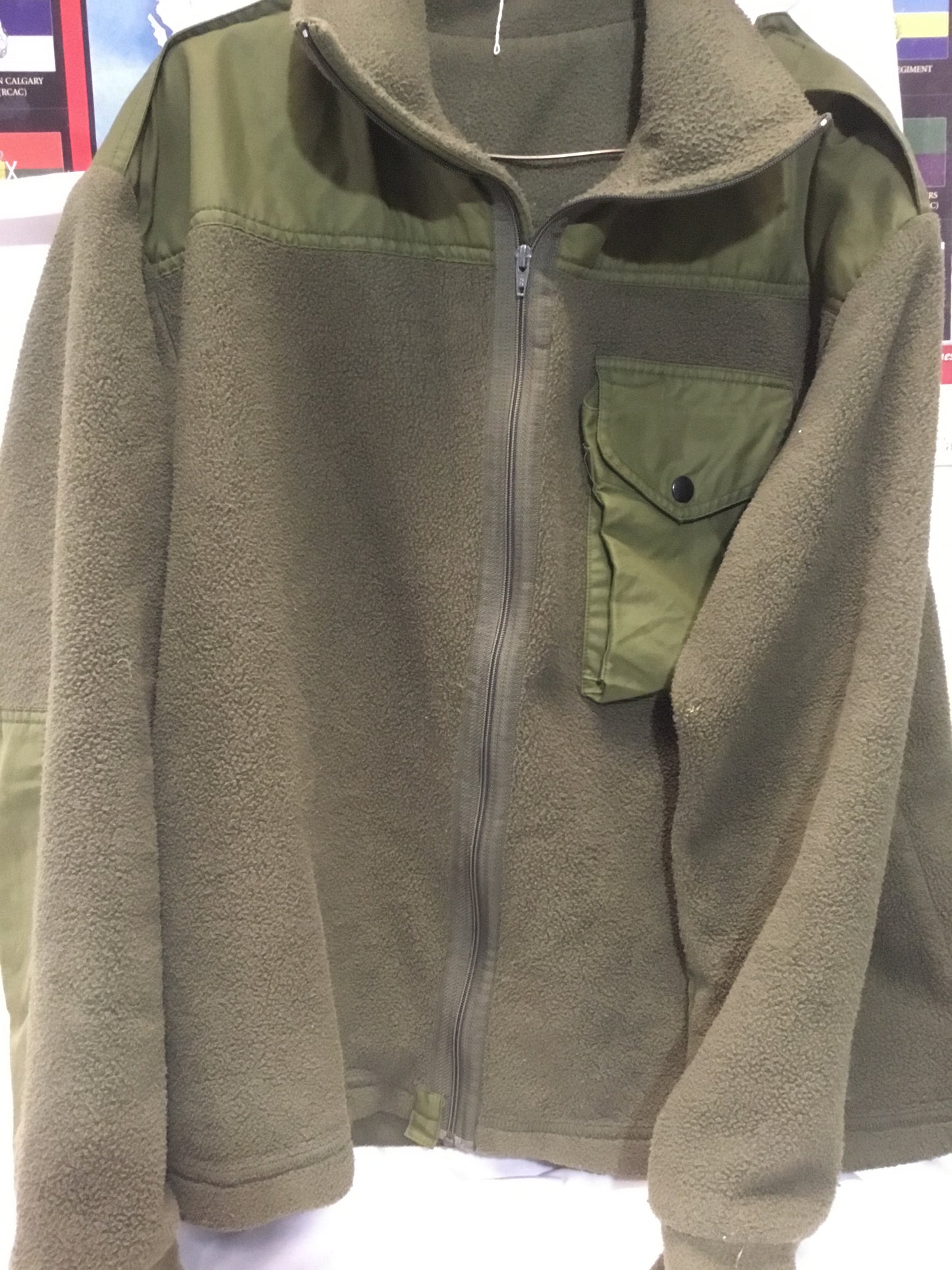 Canadian Army Polar Fleece Jacket Large Short