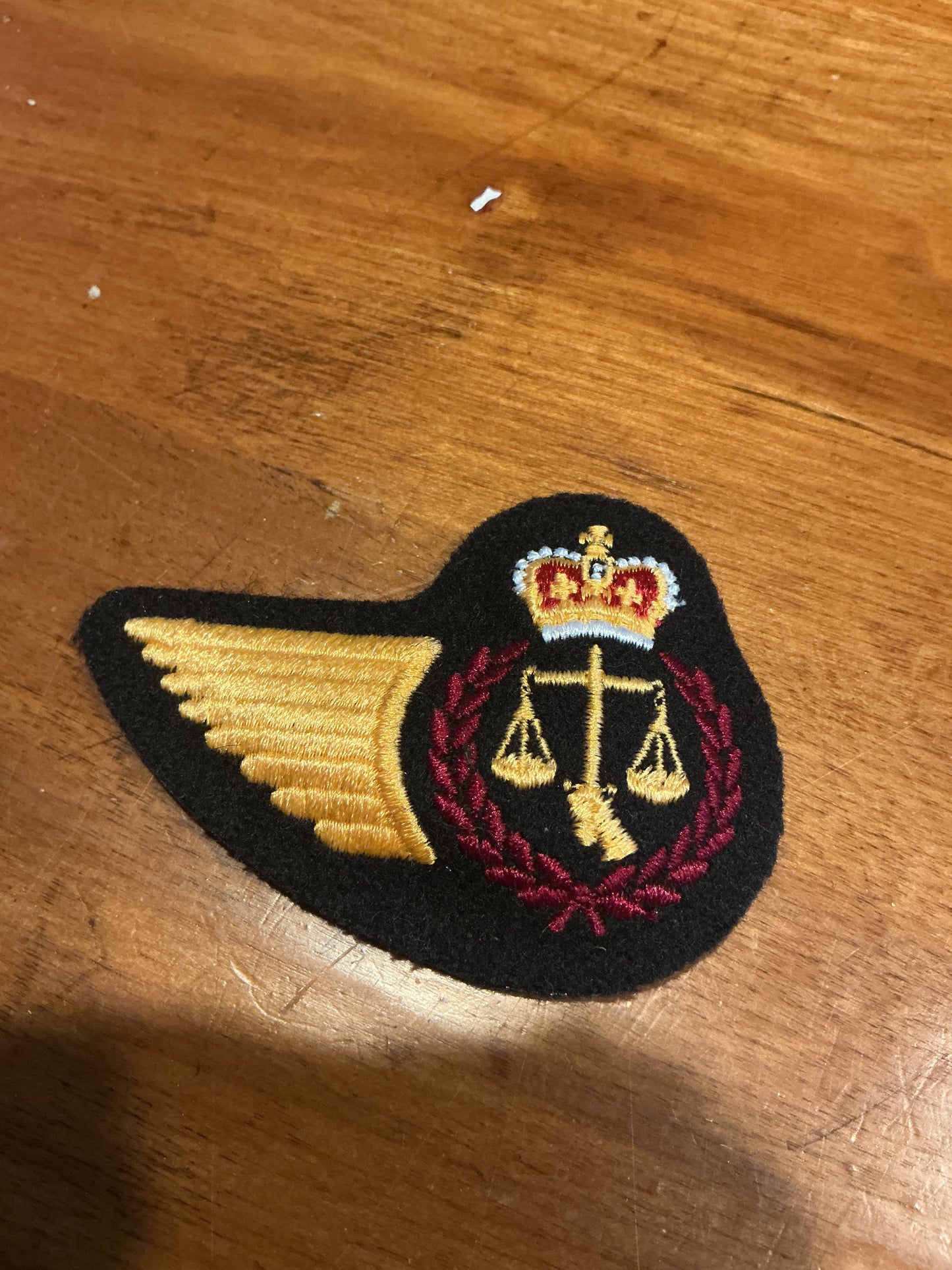 Canadian Armed Forces Legal Branch, half wing padded