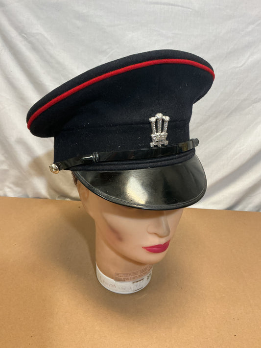 1964 British Army Uniform Dress Cap with Royal Regiment of Wales badge