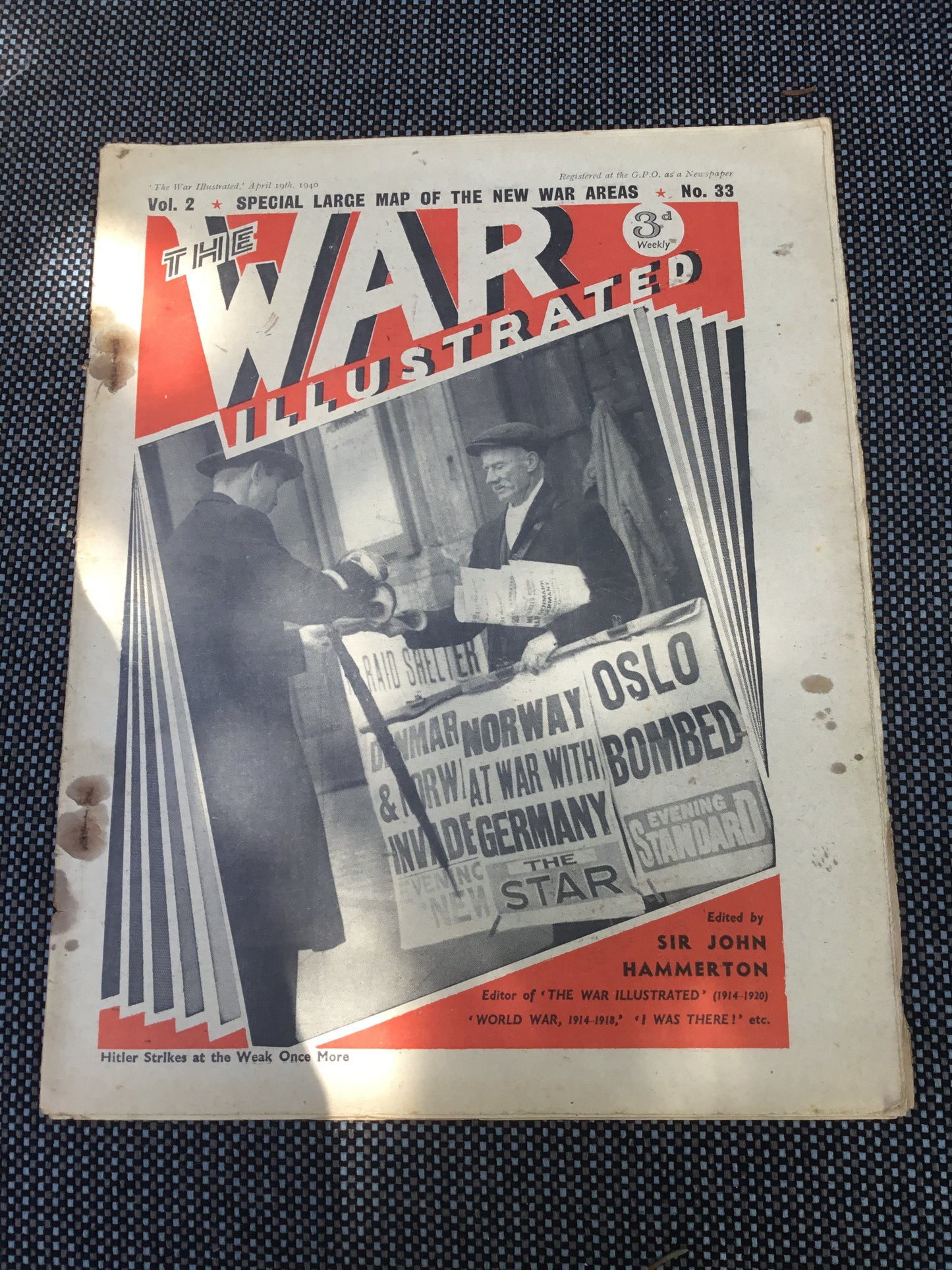 WW11 The War Illustrated Magazine Vol 2 No33 April 1940