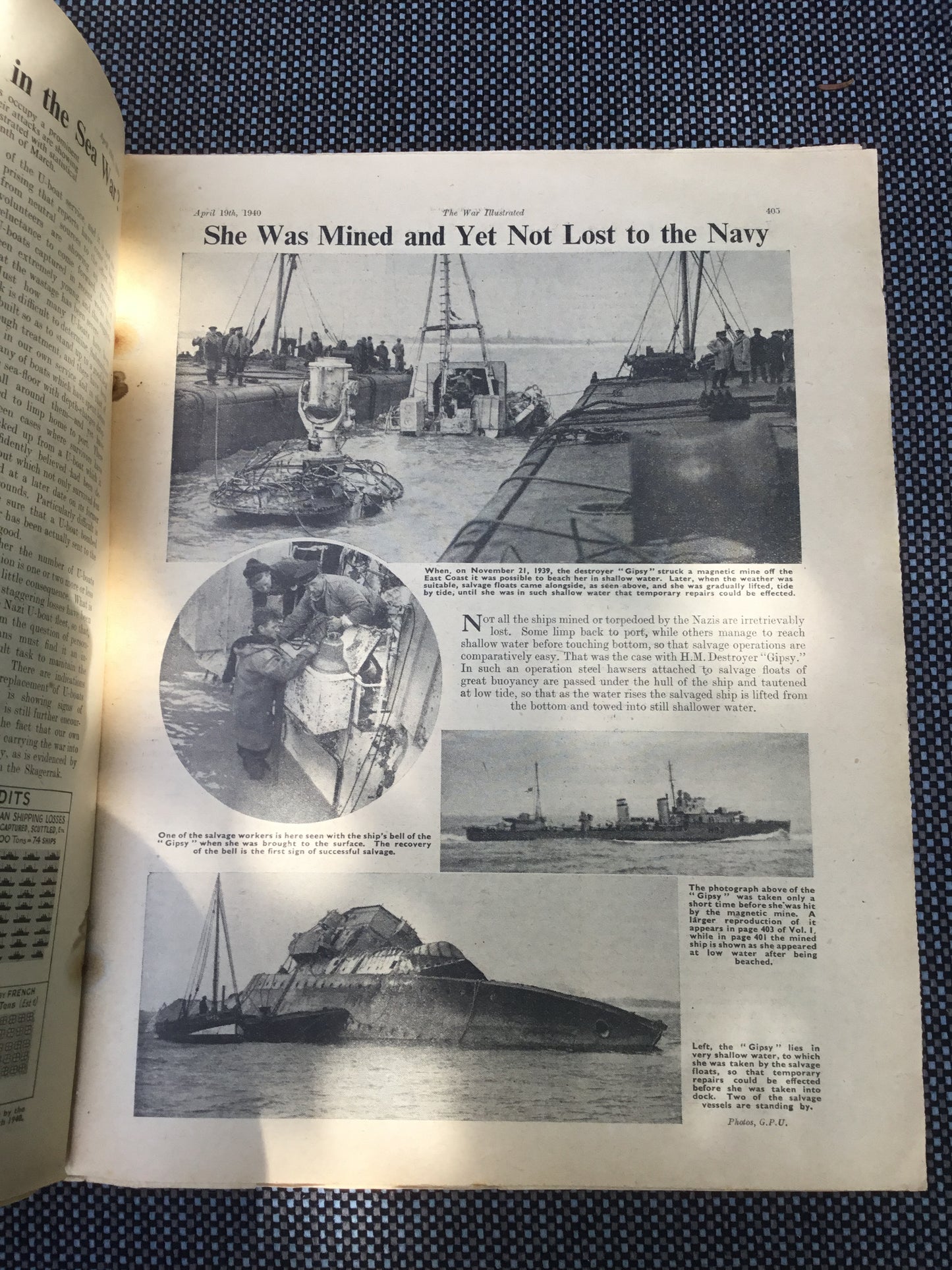 WW11 The War Illustrated Magazine Vol 2 No33 April 1940