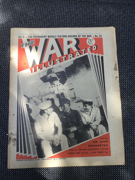 WW11 The War Illustrated Magazine Vol 2 No 34 April 1940