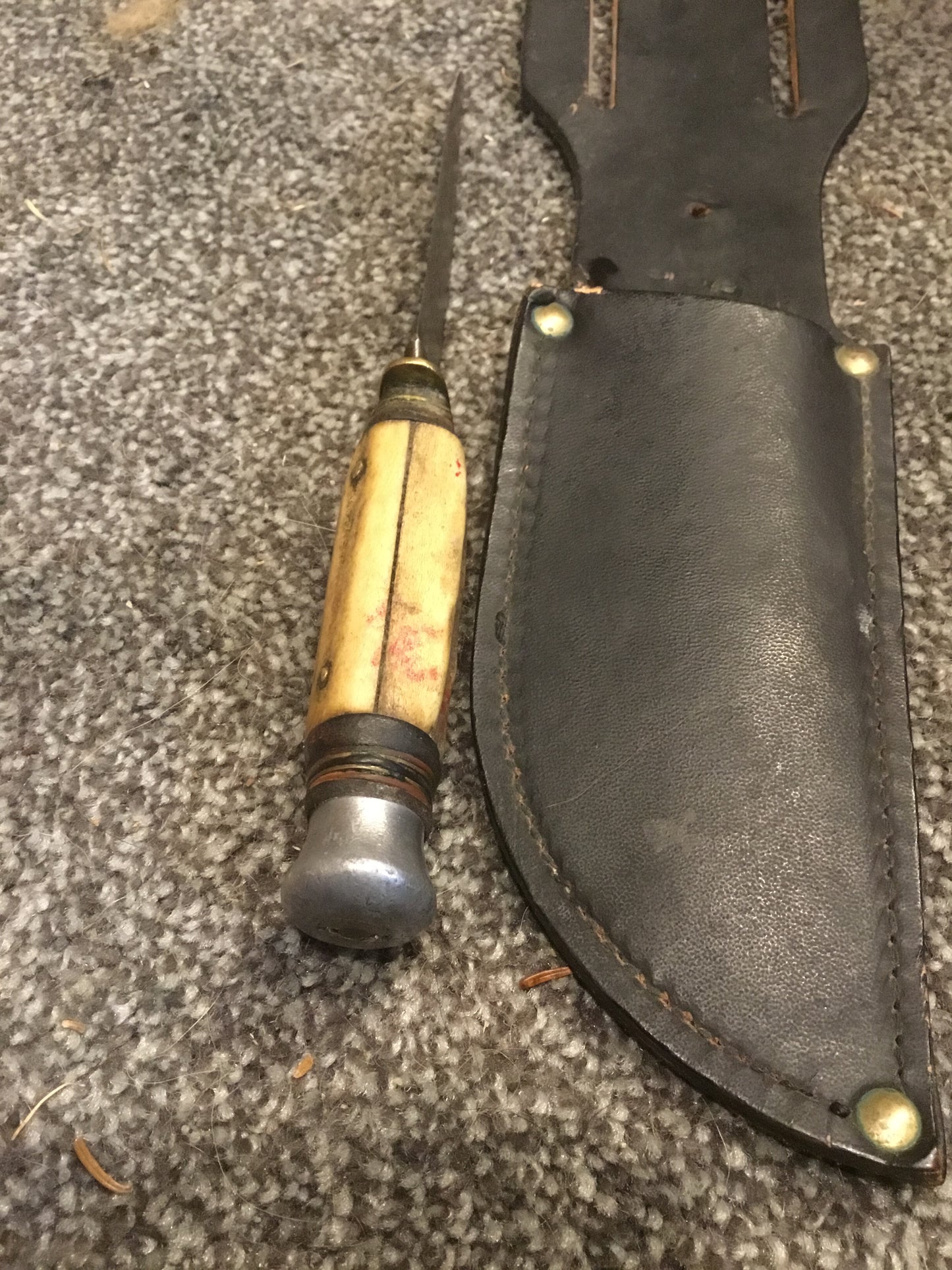 German Made Hunting Knife and Sheath