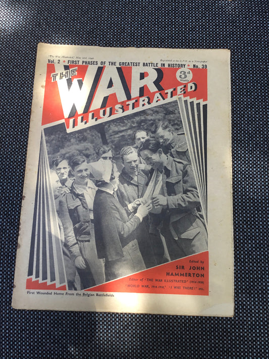 WW11 The War Illustrated Magazine Vol 2NO 39 May 1940