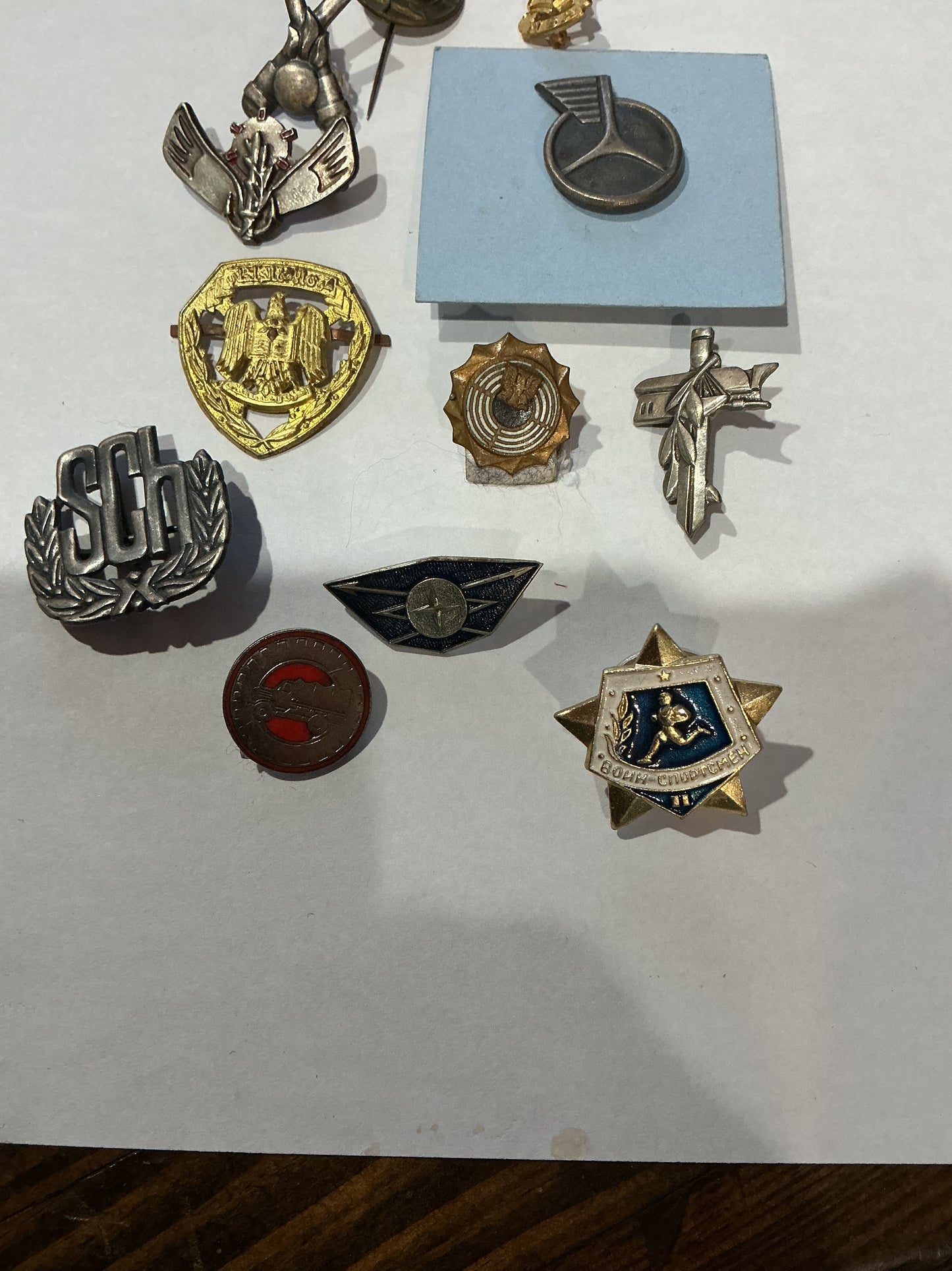 Lot of 12 European Military Pins