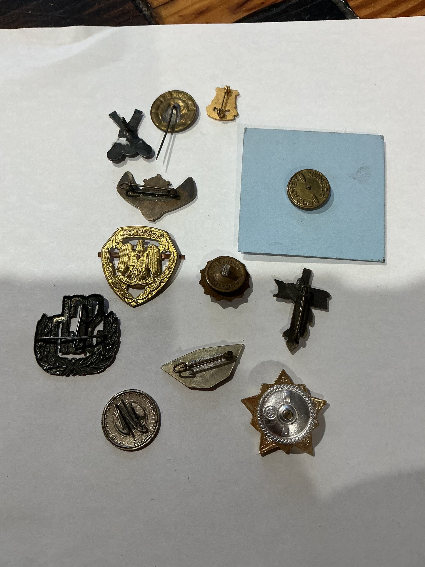 Lot of 12 European Military Pins