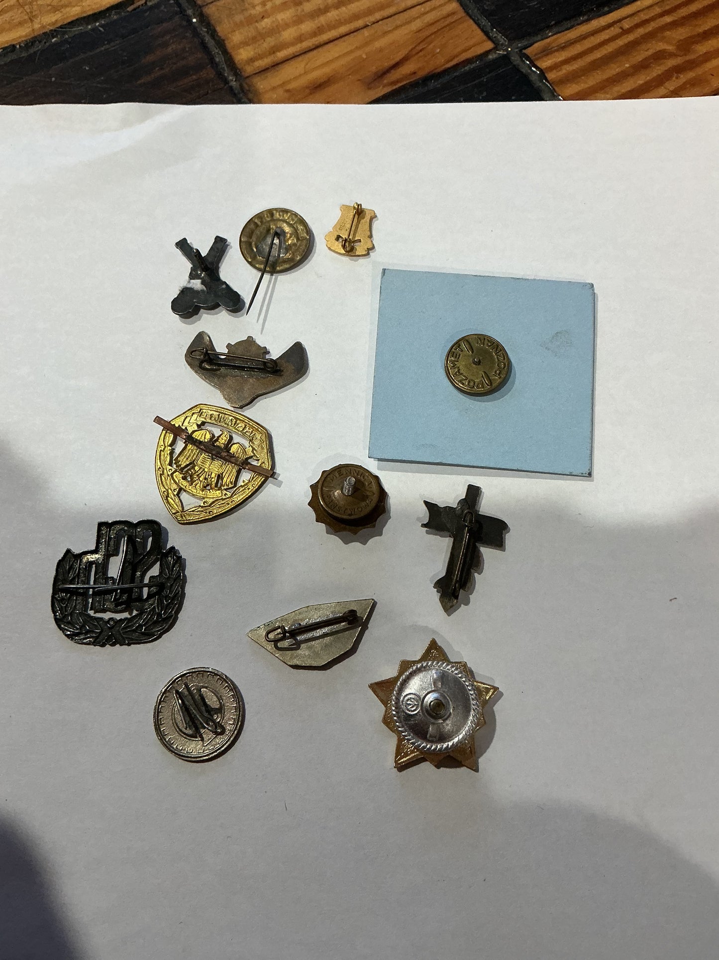 Lot of 12 European Military Pins