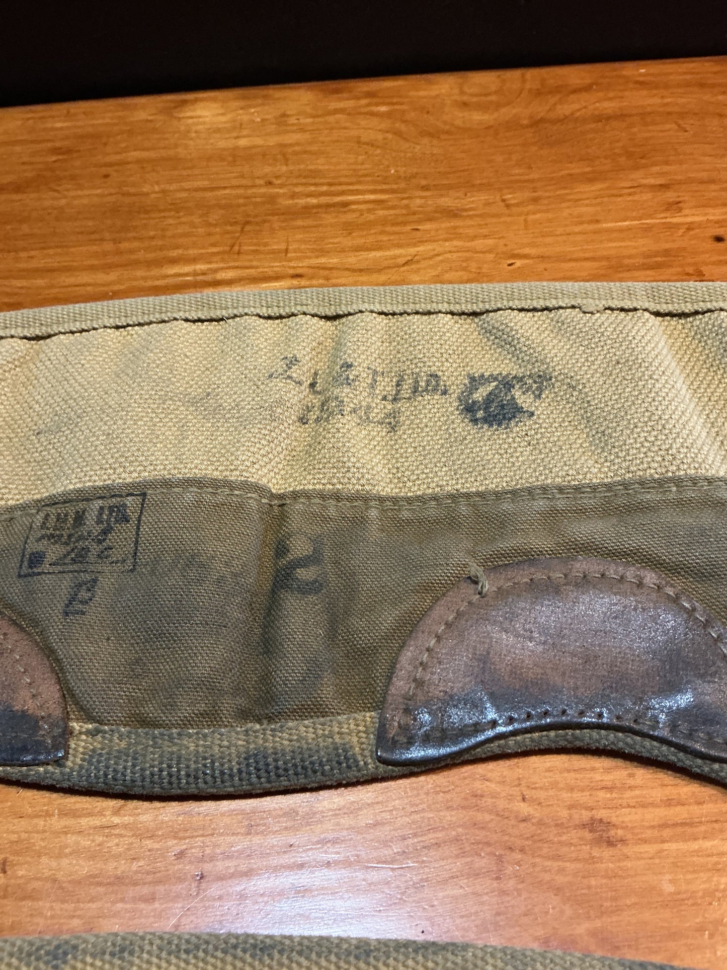 WW2 CANADIAN ARMY 37 PATTERN CANVAS GAITERS 1944
