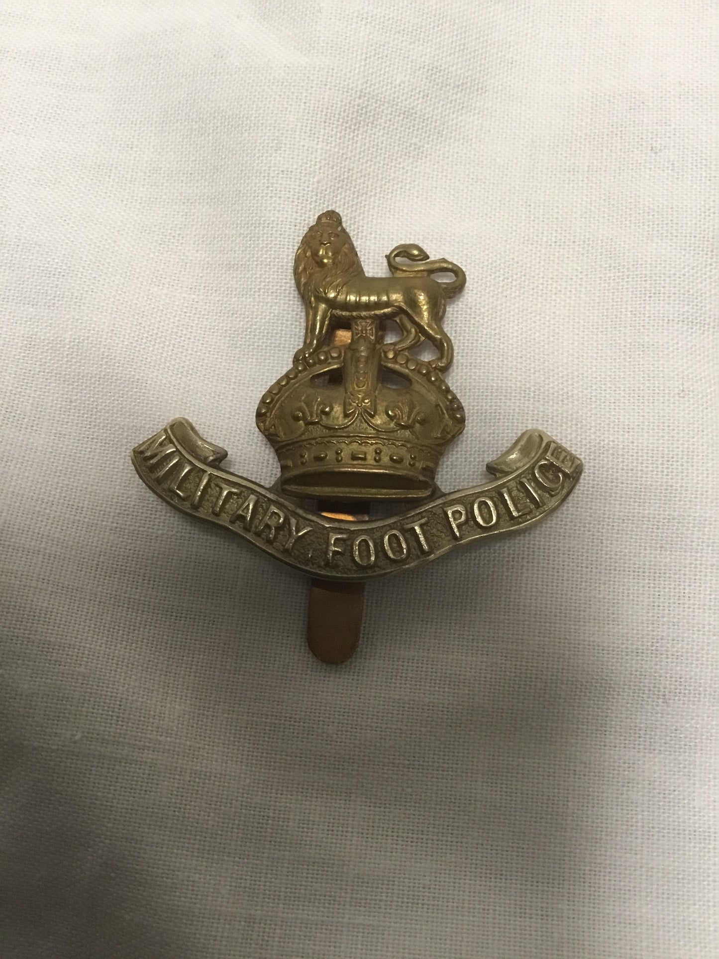 British Military Foot Police badge , King’s Crown