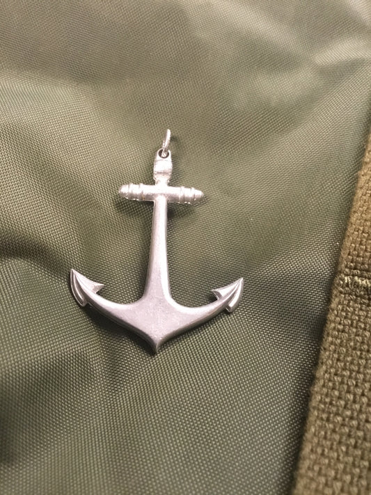 Navy Anchor Pendent , Inscribed Saltwater 2021