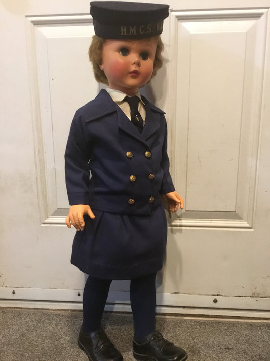 Large Navy Dressed  Doll , HMCS NADEN , 30 inches