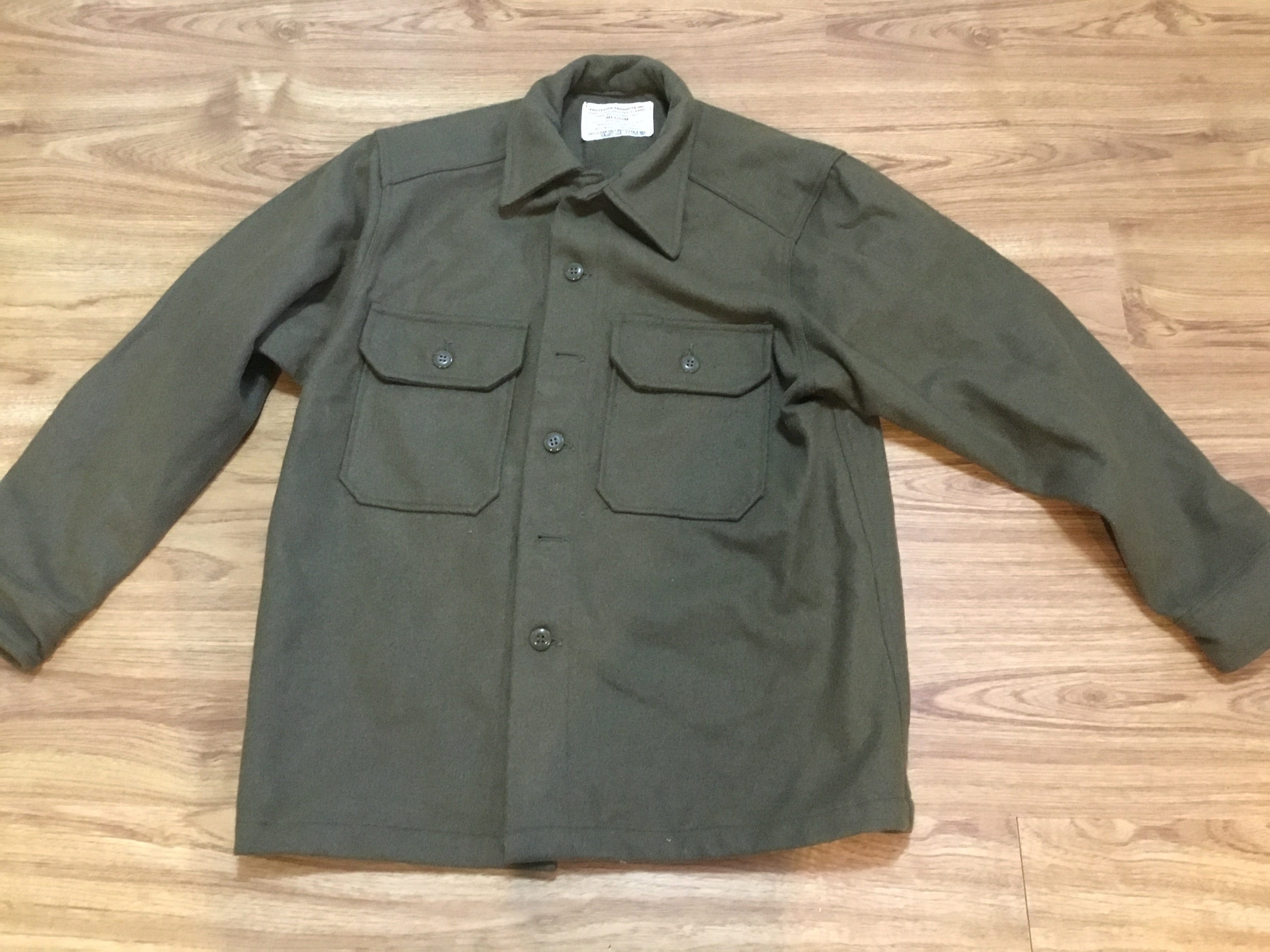 U.S. Military Wool Shirt Button up