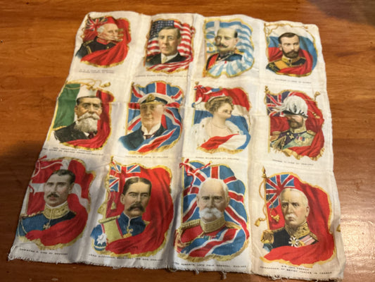 Antique Cigarette/Tobacco Silks military generals