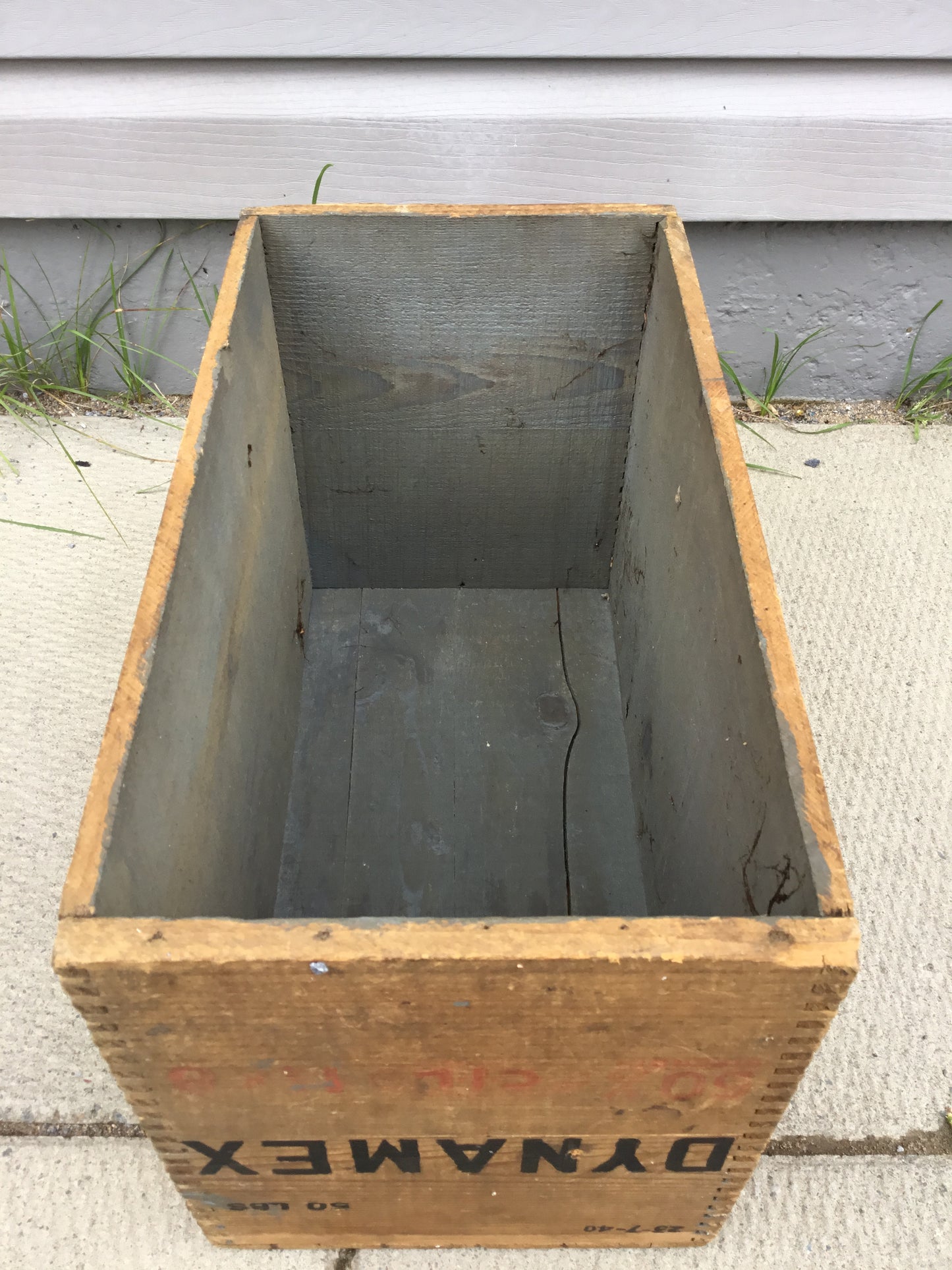 Vintage Wooden Dynamite box