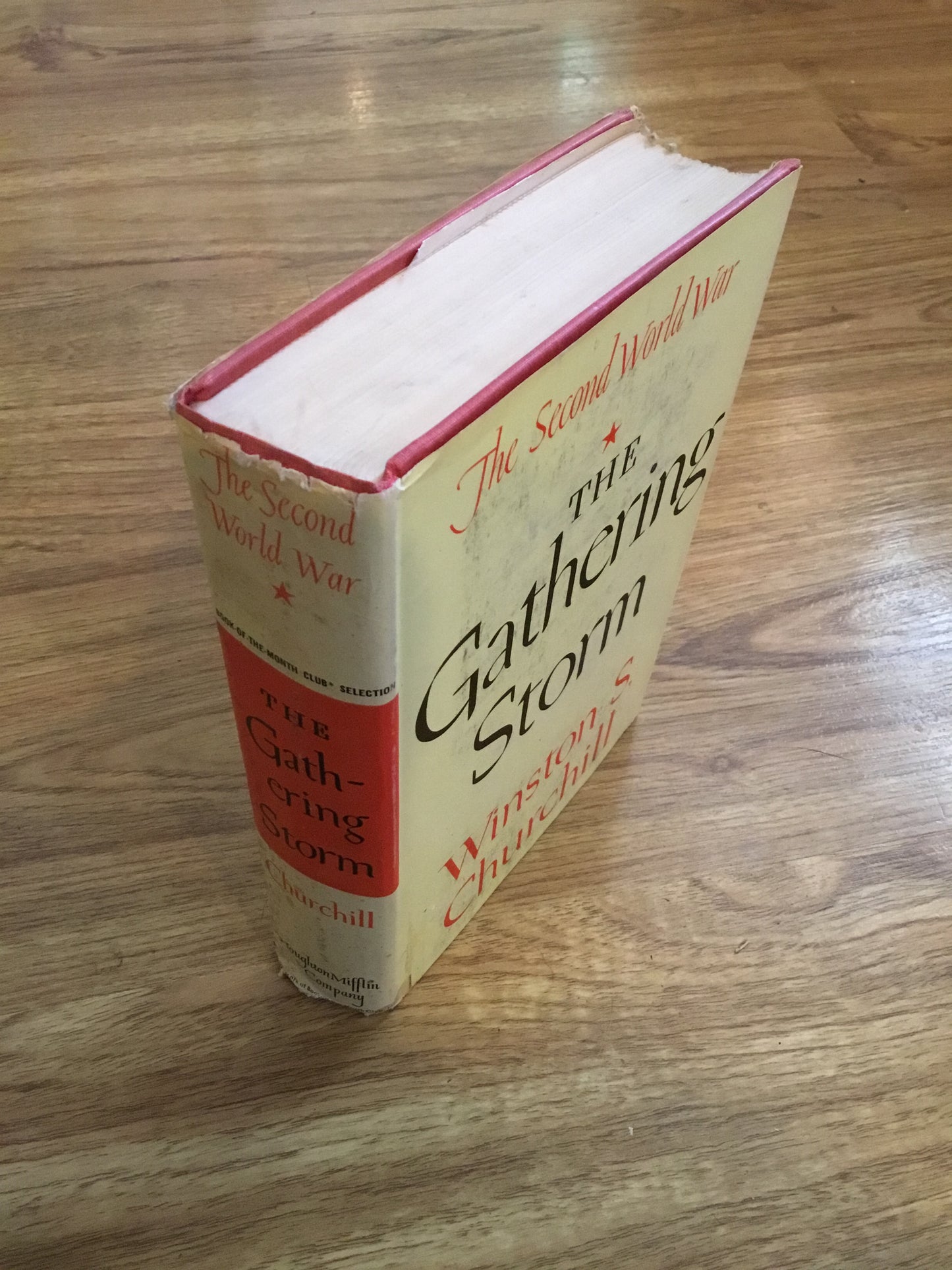 The Gathering Storm 1948 Vintage hardcover war history book Winston Churchill