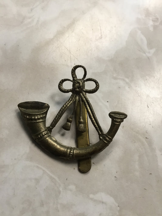 WW1 British Oxfordshire & Buckinghamshire Light Infantry Regiment Cap Badge