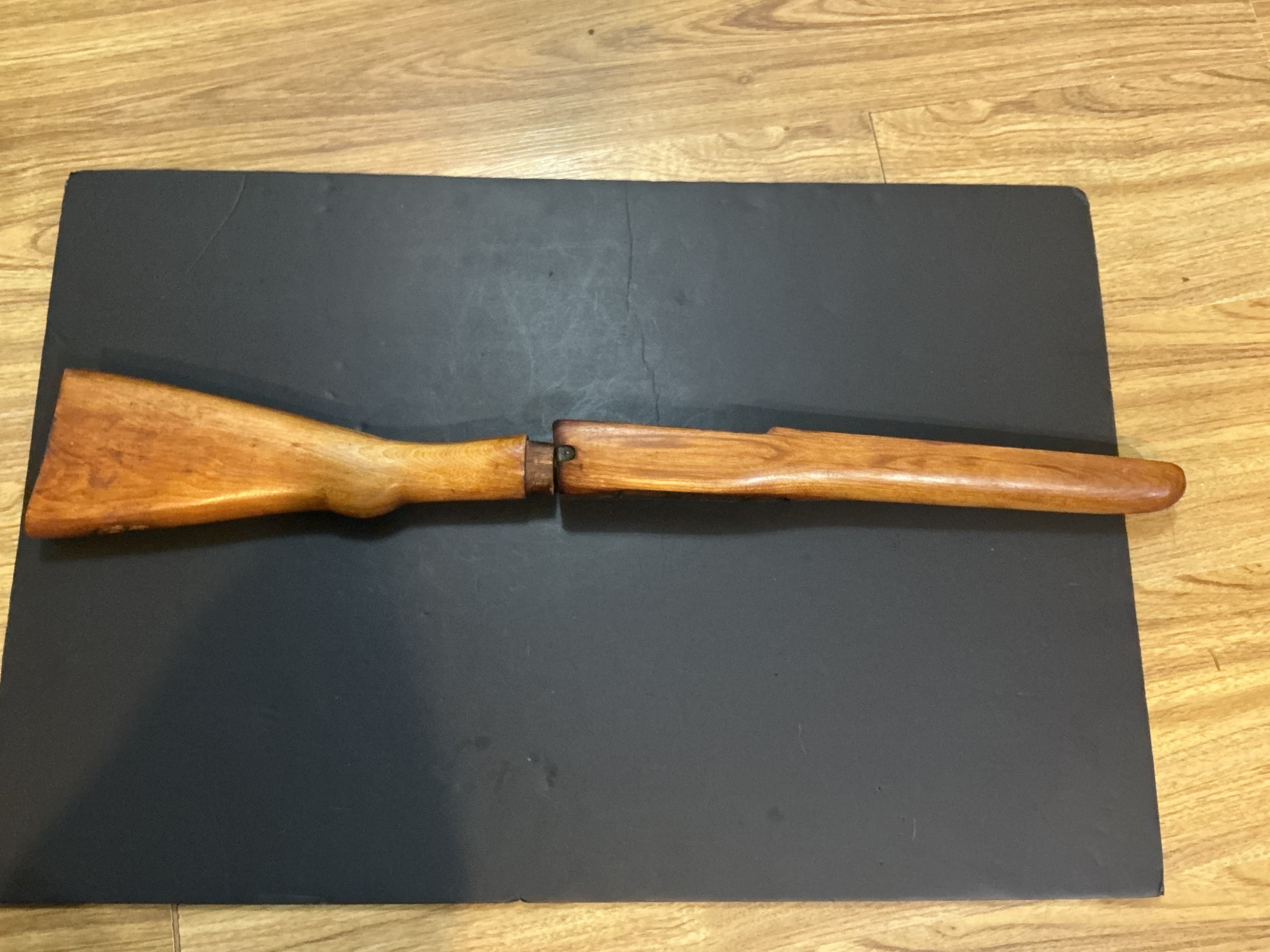 No 4 Lee ENFIELD Rifle Stock and Fore Stock ,SPORTERIZED. No hard ware ...