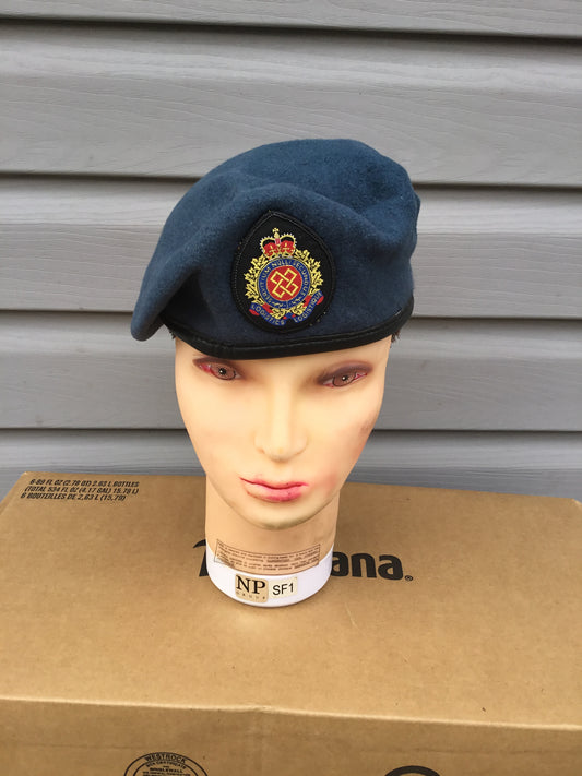 Canadian Military Airforce Beret with logistics badge