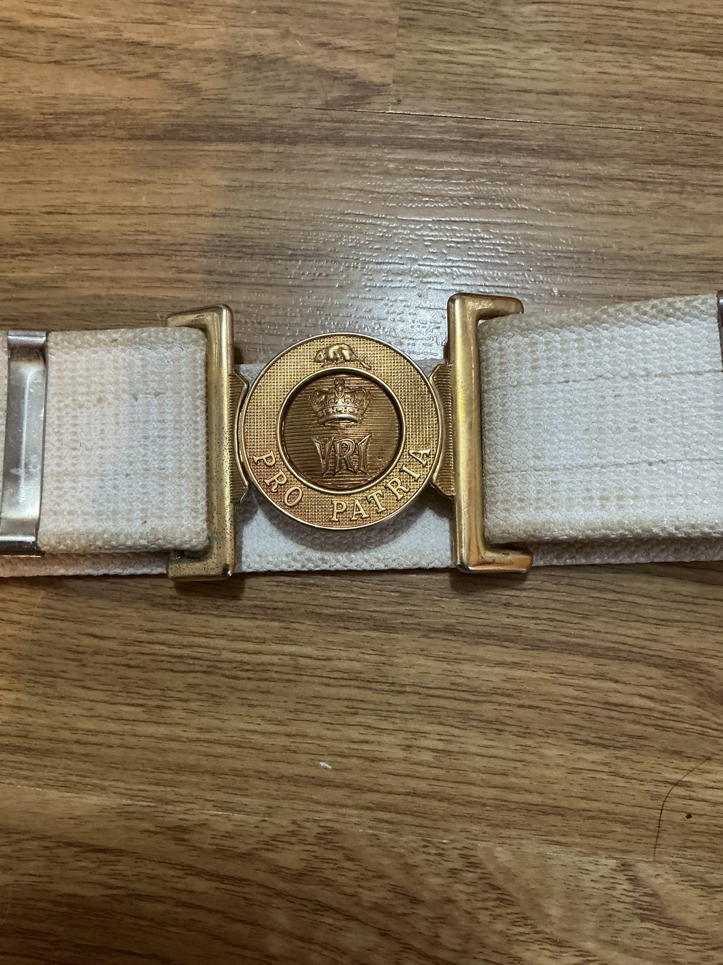 Canada VRI ( ROYAL CANADIAN REGIMENT ) Dress Belt And Buckle