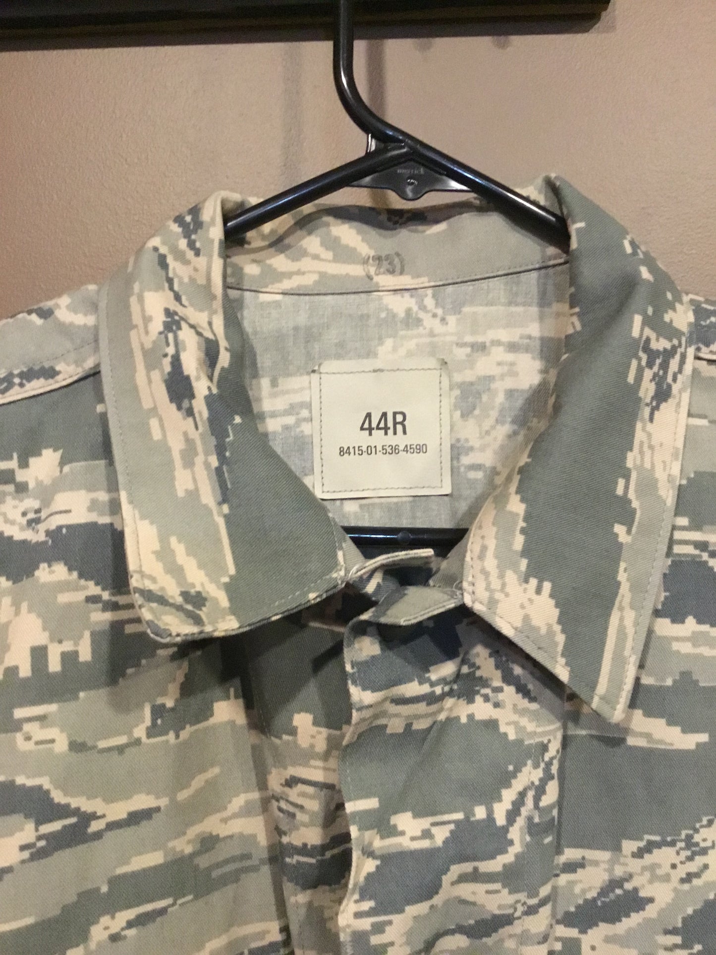 U.S. military Airforce Camouflage BDU Jacket Large