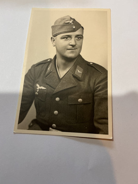 German Luftwaffe Soldier Post Card