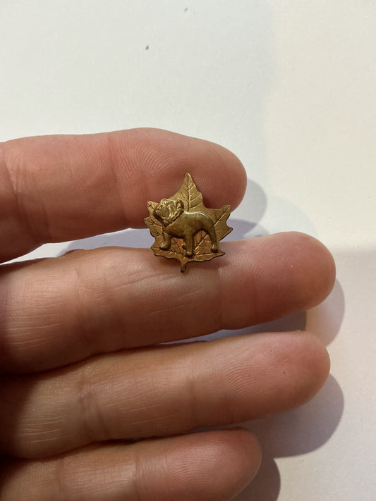 Vintage Mack Truck gold tone Lapel Pin