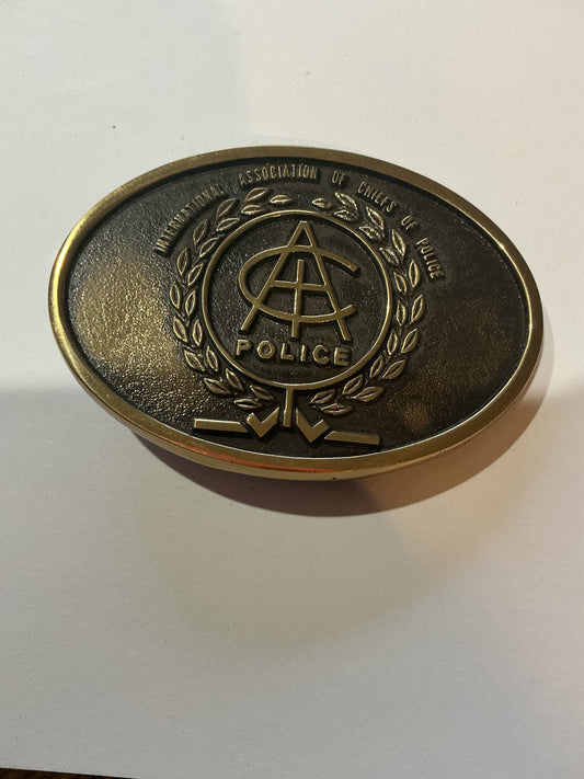 International Association of chief of police Belt Buckle