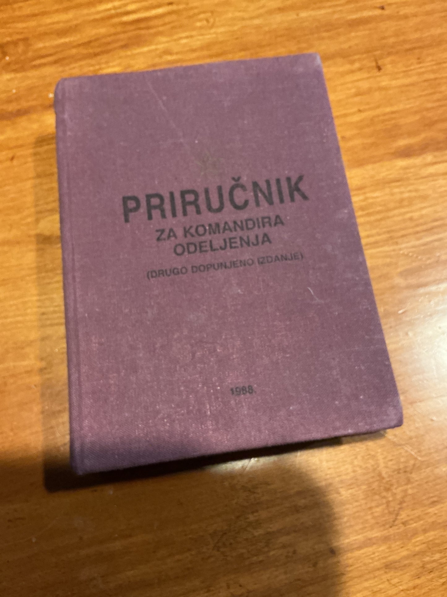 Croatian MANUAL  FOR DEPARTMENT COMMANDER  (SECOND AMENDED EDITION)