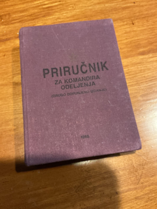Croatian MANUAL  FOR DEPARTMENT COMMANDER  (SECOND AMENDED EDITION)