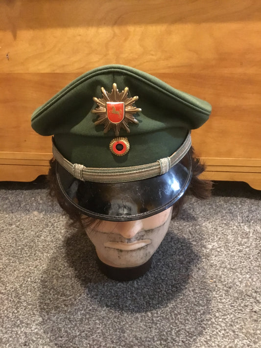 West German Niedersachsen State Police Peak Cap Hat