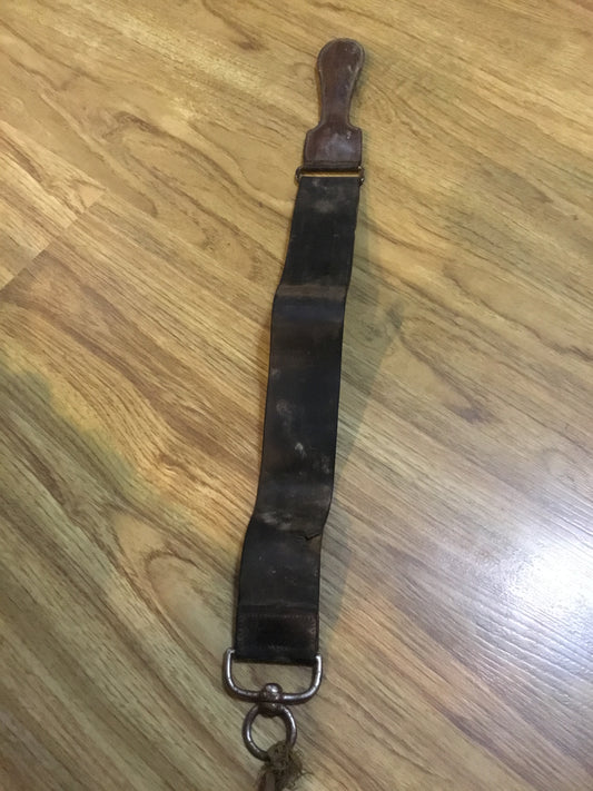 Early Leather Razor strop , Stamped Eaton Co