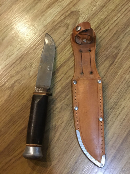 Vintage Solingen Germany made Hunting Knife with sheath
