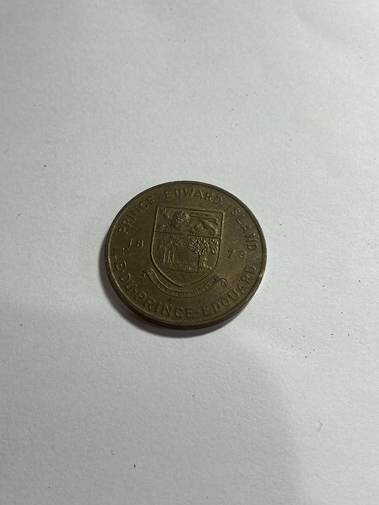 1973 Prince Edward Island Lady slipper coin