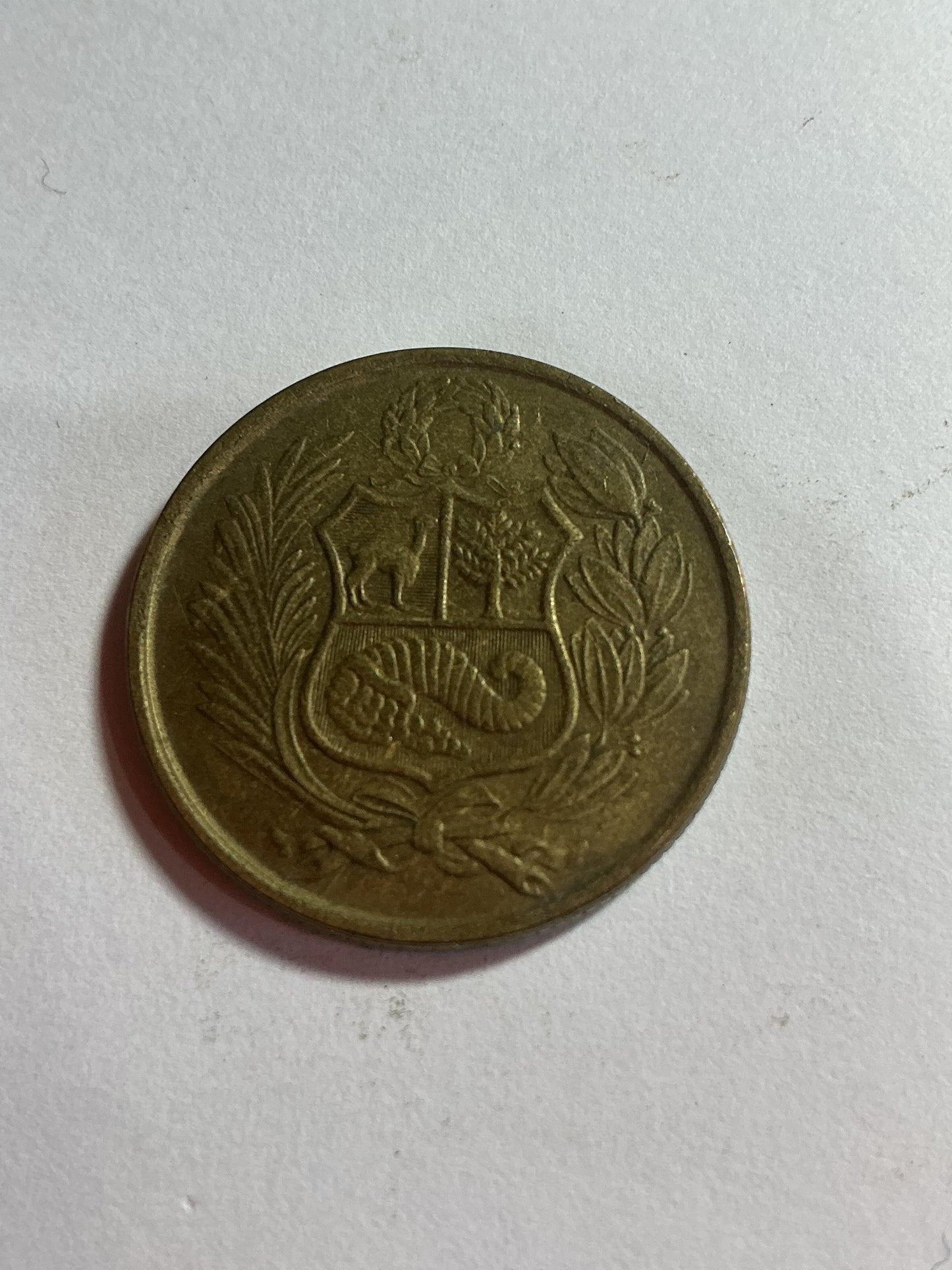 1981 Peru 5 Soles De Oro coin