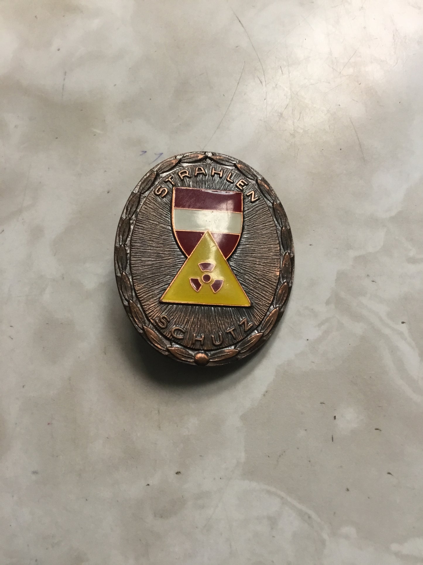 Austria radiation protection badge