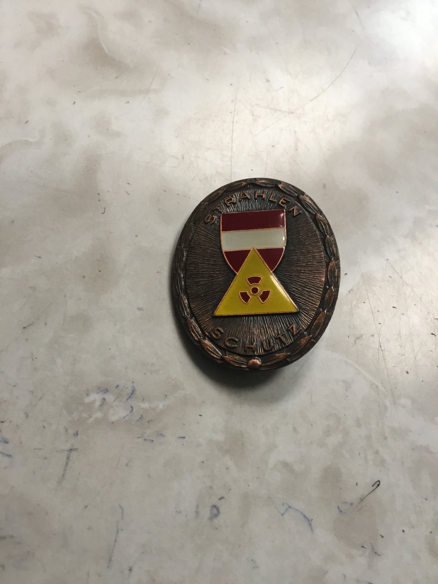 Austria radiation protection badge