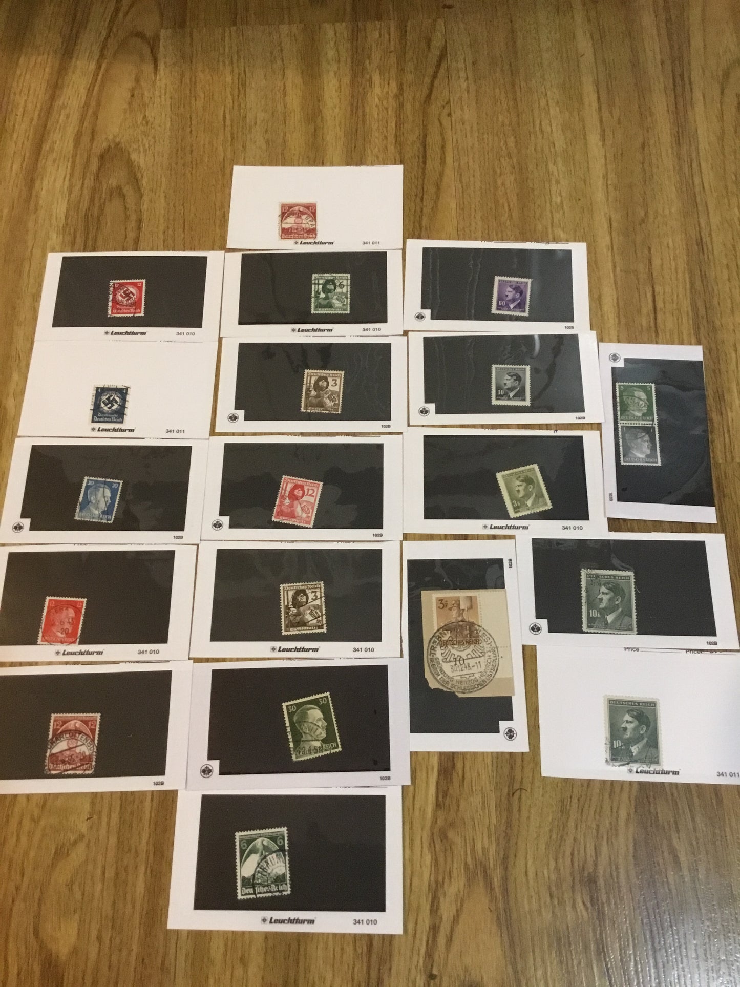 Lot of 20 WW11 German Stamps