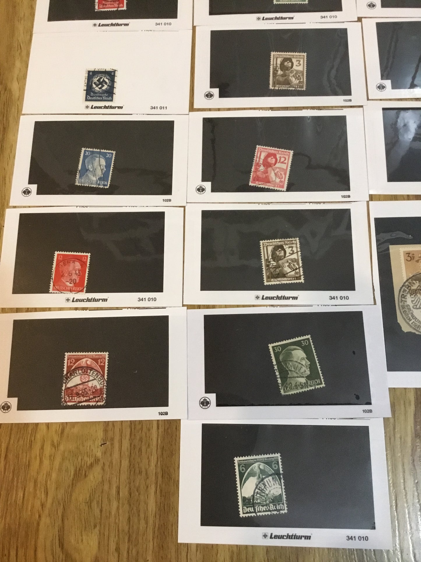 Lot of 20 WW11 German Stamps