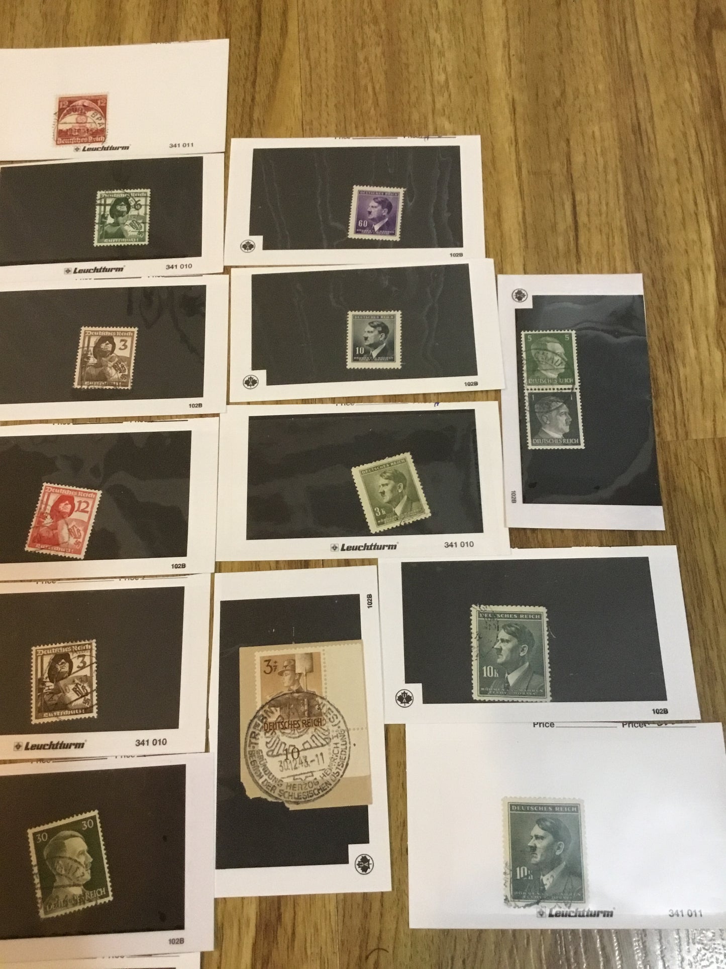 Lot of 20 WW11 German Stamps