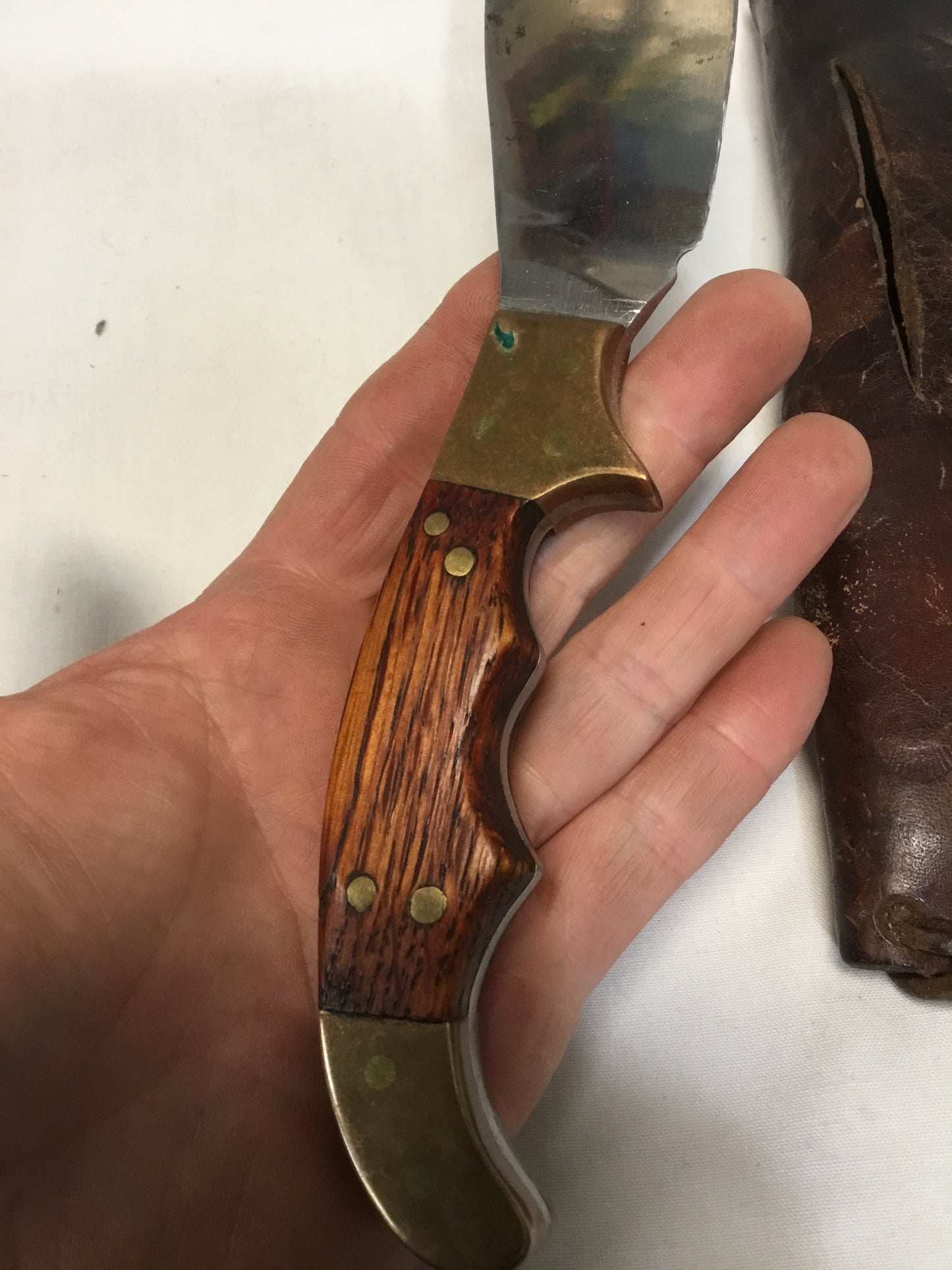 Large Belt Knife with custom made Sheath