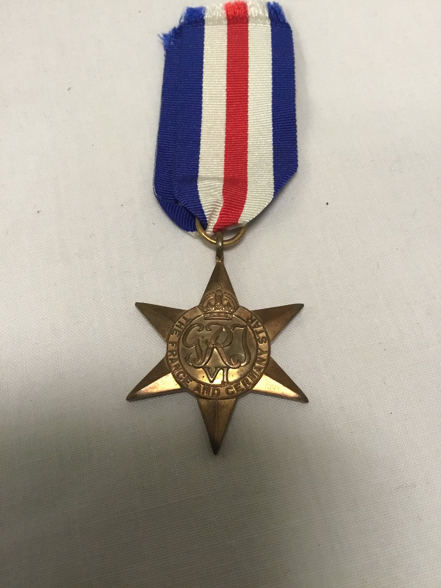 Original WWII The France and Germany Star Medal