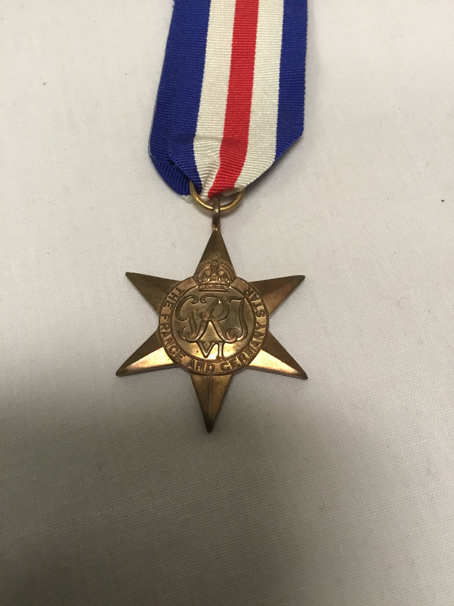 Original WWII The France and Germany Star Medal