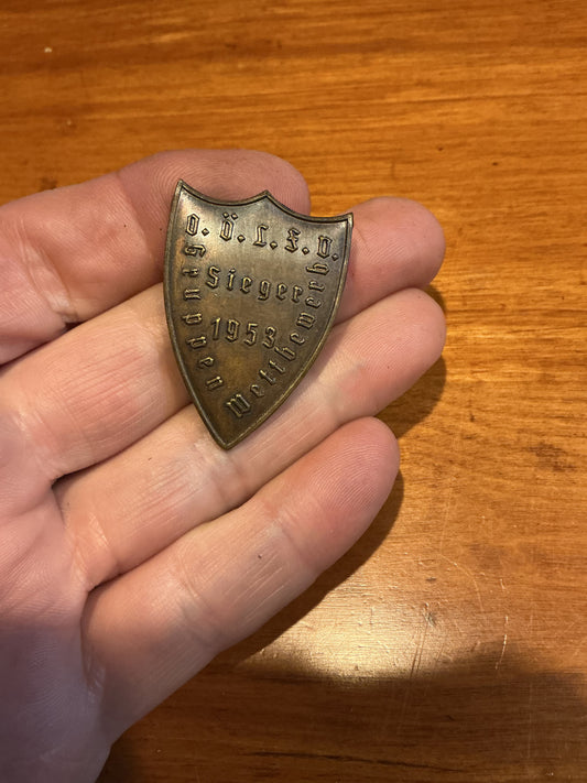 1953 Post war  German Medal Working Industry Badge /Shield