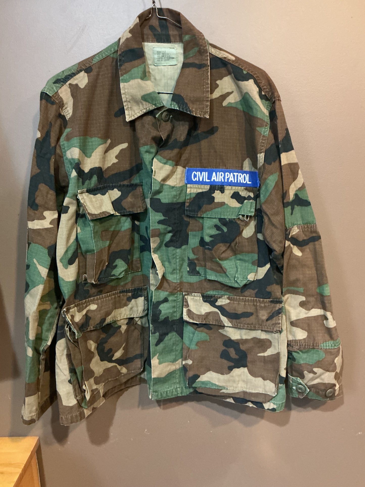 U.S. Woodland  BDU Shirt Size Medium Regular