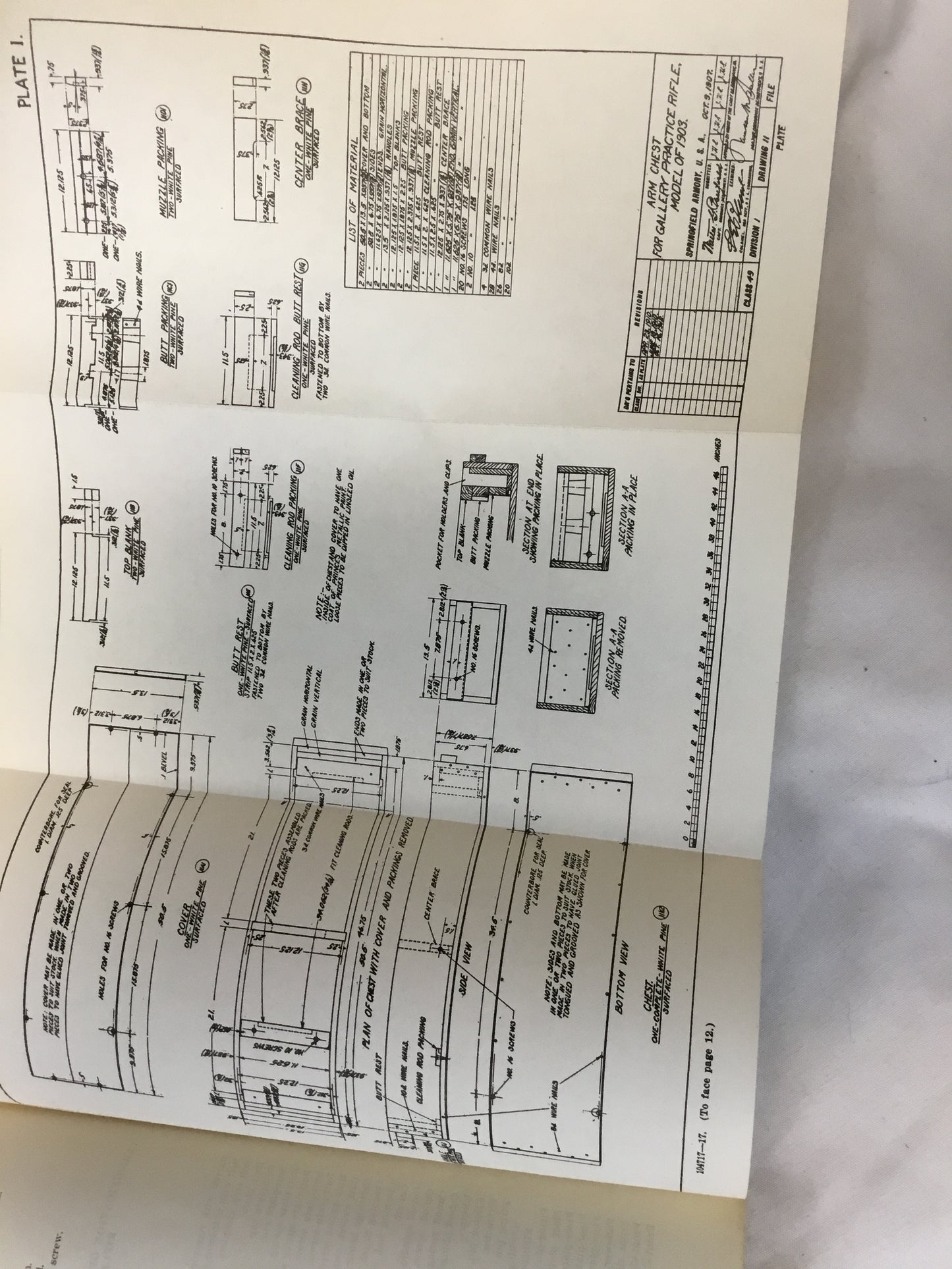 Gallery Practice Rifle Caliber .22 Model  1903  Booklet Manual